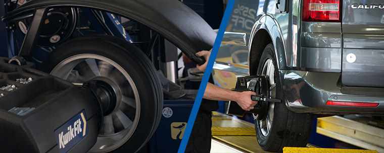 Wheel balancing and alignment blue 2