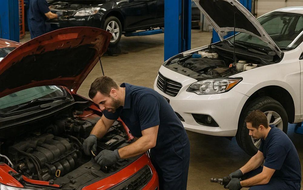 What are the benefits of routine vehicle servicing at Car Workshop Near Me