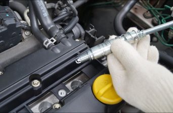 Spark plugs, fuel filter, and transmission fluid change